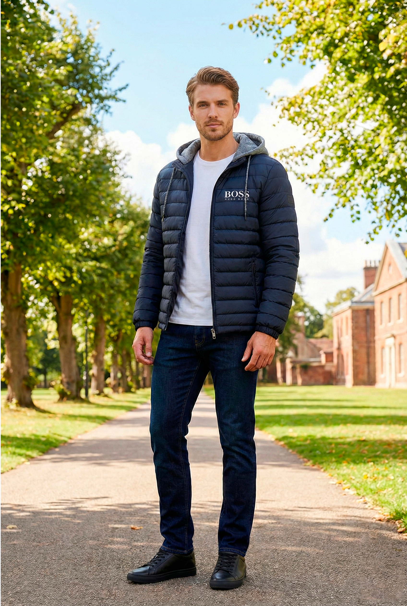 Hugo Boss Water-Repellent Puffer Jacket