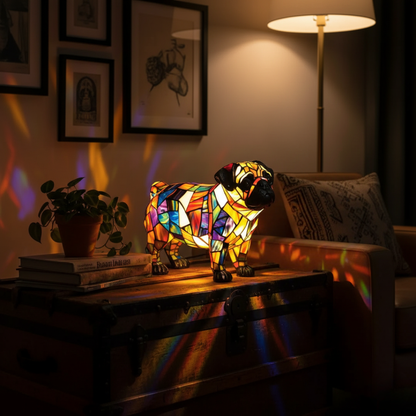 Pippa The Pug Of Eternal Glow and Warm Hearth