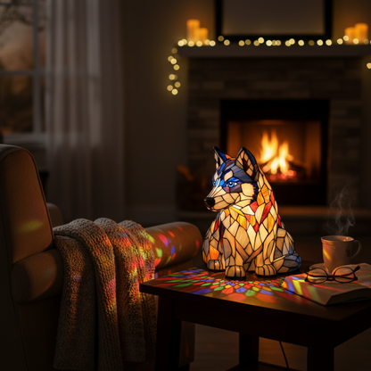 Aurora, the Gentle Siberian Husky of Eternal Light