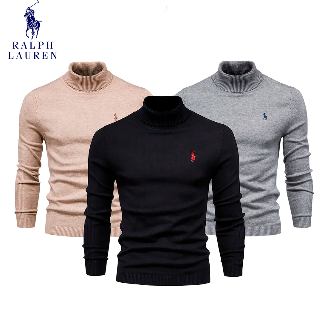 Ralph Lauren Puffer Vest & Turtleneck Set [COMBO]