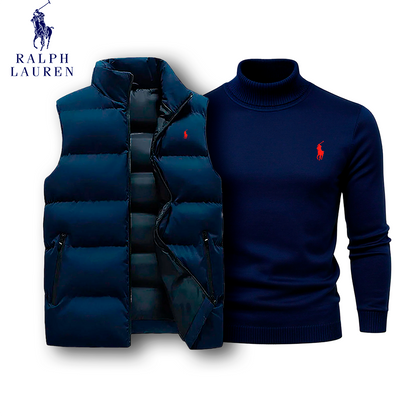 Ralph Lauren Puffer Vest & Turtleneck Set [COMBO]