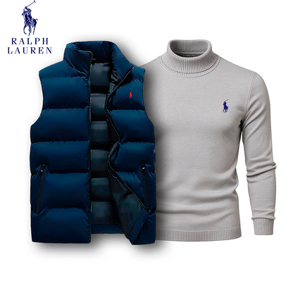 Ralph Lauren Puffer Vest & Turtleneck Set [COMBO]